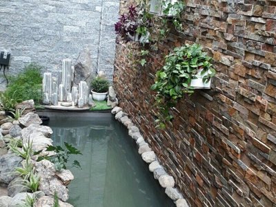 Sử dụng đá tự nhiên ghép vàng slate trong trang trí nội ngoại thất- Địa chỉ mua đá tự nhiên giá rẻ ở Hà Nội