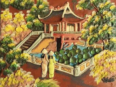 10 chủ đề tranh gốm trang trí đang được ưu chuộng